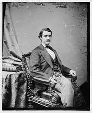 Photo:William Sprague Rhode Island 1860s Portrait Seated Studio Photograph picture
