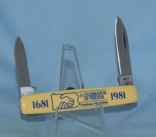 RRAE VINTAGE CASE XX PEN KNIFE 278 9 DOT 1981  PENNSYLVANIA'S 300 YEAR NEAR MINT picture