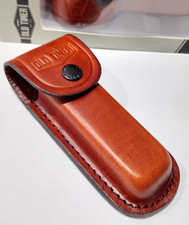 Schrade Old Timer Leather Belt Sheath Skinning Hunting Folding Pocket Knife LS2 picture