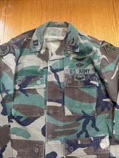 VTG 4th Infantry 3rd Cavalry Brave Rifles Air Assault Aviator Capitan Army BDU picture