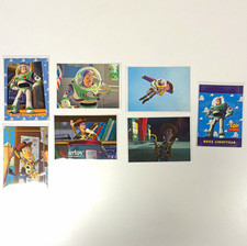 Vintage 1995 SkyBox Disney Toy Story 7 Card Lot Buzz Lightyear Rookie #32 Mint picture