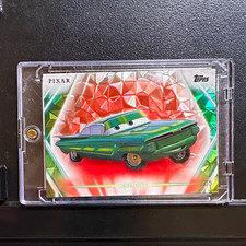 Topps 2023 Chrome Disney 100 Cars Ramone #92 Green Parallel /5 Serial # picture