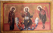 Deesis Deisis Christ Mary John The Baptist Byzantine Greek Eastern Orthodox Icon picture