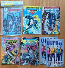 8x VARIOUS 90s COMIC BOOK LOT Image Valiant Comics Youngblood Grimjack Bloodshot picture