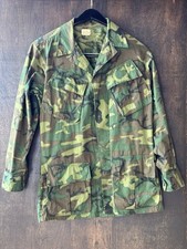 Vintage 1968 Green Dominant ERDL Slant Pocket Jungle Jacket SMALL REG picture