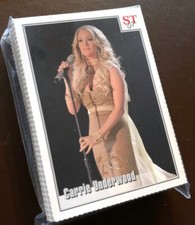 (one) CARRIE UNDERWOOD Country Music Awards 2007 Spotlight Tribute Trading Card picture