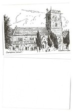 Photograph - Cranborne Church, Dorset, Art Illustration by R. Stevenson 1980 picture
