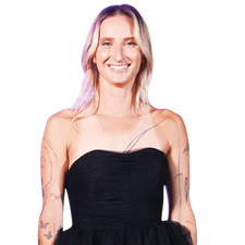 Markéta Vondroušová (Black Dress) Half Body Buddy Cutout picture