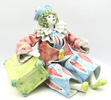 Gumps San Francisco Clown Holding Trunk Made in Italy picture