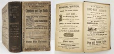 1893 antique MAINE BUSINESS DIRECTORY boston HISTORY ADS GENEALOGY untertaker picture