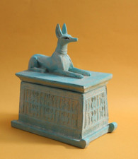 Anubis Statue Goddess of Afterlife Rare Ancient Egyptian Antiquities Egyptian BC picture