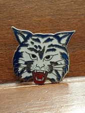 Lot Of 10 Vintage Bobcat Blue Wildlife Cat Pins Lapels picture