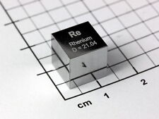 Rhenium density cube ultra precision 10.0x10.0x10.0mm  - 99.95% purity picture