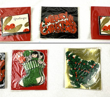 Vintage Hallmark & Gibson Christmas Seals Packages, Various Designs,  picture