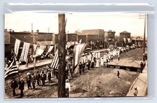 Rare RPPC Women's Suffrage Parade - circa 1910-1912 - Real Photo Postcard picture