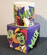 VTG 1994 'The Mask' Movie Memorabilia Collectible Coffee Mug In Box By Applause picture