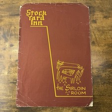 Stock Yard Inn Sirloin Room Restaurant Menu Chicago IL Union Famous Steakhouse picture