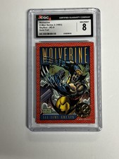 1993 SKYBOX X-MEN 2 GOLD FOIL #G-9 WOLVERINE CGC 8 Nm-Mint picture