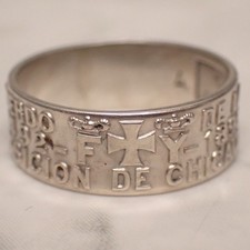 1893 Columbian Exposition Isabella Gorham Sterling Silver Ring size 7.5 NICE picture