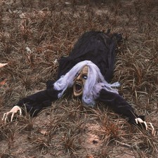 Halloween Witch Groundbreaker Decoration, Outdoor Scary Zombie Prop picture
