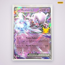 Pokemon Mewtwo ex 064/128 ME: 30th Celebration Holo NM picture