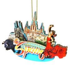 3D Wooden Spain Ornament picture
