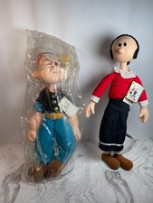 Vintage 1985 Popeye and Olive Oyl Dolls by Presents, Hamilton Gifts picture