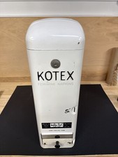 Vintage 1950s KOTEX Feminine Hygiene Napkins Dispenser Machine Takes Nickels picture