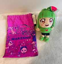 Very rare Makeship Vannamelon Watermelon Plush 2022 MPN 434 Green/Pink w/ Tags picture