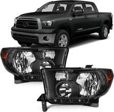 Headlights Assembly Compatible with 2007-2013 Toyota Tundra W/Level Adjuster, fo picture