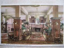 Santa Barbara California ~ Arlington Hotel Salon ~ Circa 1915 ~ # 195 picture