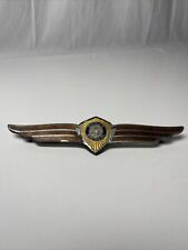 Vintage Dodge Brothers Winged Trunk Emblem Badge Fox Co Cincinnati Made in USA picture