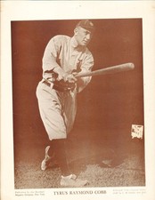 Ty cobb M114 Baseball Magazine company premium card bxlg picture