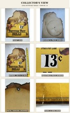 1930s Butter-Nut Bread Form No. 23 Adjustable Price Store Display Sign picture