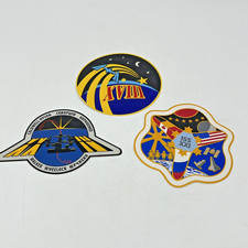 International Space Station Mission Patch Sticker Lot Of 3 picture