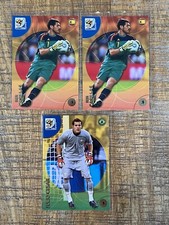 2010 Panini World Cup ERROR Back Cards x 3 Iker Casillas Julio Cesar Rare picture