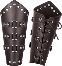 1 Pair Faux Leather Arm Bracers picture
