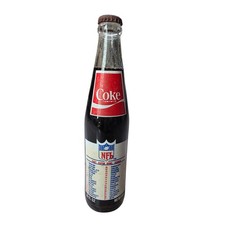 Vintage 1984 Coca-Cola Super Bowl XVIII Tampa Florida Full 10oz Bottle NFL Score picture