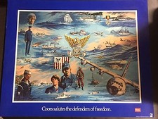 United States USCG US Coast Guard George Skypeck Coors Beer Rare Poster picture