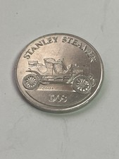 1908 Stanley Steamer Sunoco Franklin Mint Coin 1968 picture