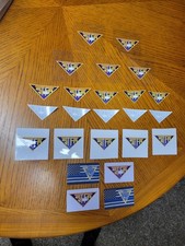 NJ STFA - HUGE Lot - Inside / Outside UV Decals - STFA plastic Collecter Cards picture