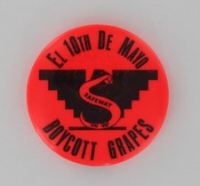 Safeway Stores Boycott 1969 Cesar Chavez Chicano Revolutionary Art UFW P1572 picture