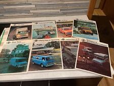 1969 Chevrolet trucks brochures 8 Pieces picture