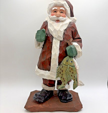 Santa Fisherman Christmas Figure 11