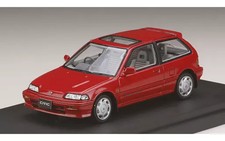 1/43 Honda Civic Si EF3 Rio Red Diecast Model 1980s Used KS05600RM picture