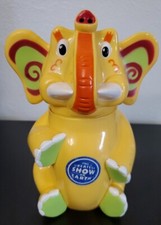 The Greatest Show on Earth - Yellow Elephant Plastic Souvenir Cup/Holder - Rare picture