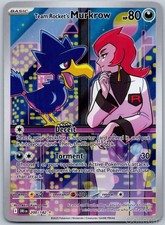 TEAM ROCKET'S MURKROW 200/182 DESTINED RIVALS NM/M picture