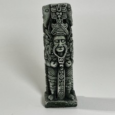 Vintage Mayan Copan Stela Figurine - Handcrafted in Honduras picture