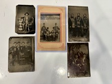c. 1870-1900 Oddfellow & Fraternal Tintype Lot Photos. picture