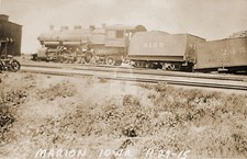 Marion Iowa Train Wreck 1915 1 RPPC Photo Postcard COPY picture